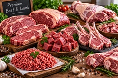 Premium beef and meat products
